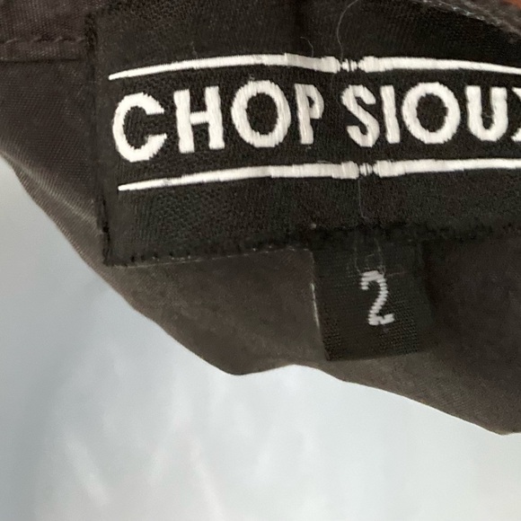 Chop Siouxy Black Rayon Tank. Eco-friendly recycled rayon. Made in LA. Size 2 - Picture 4 of 7